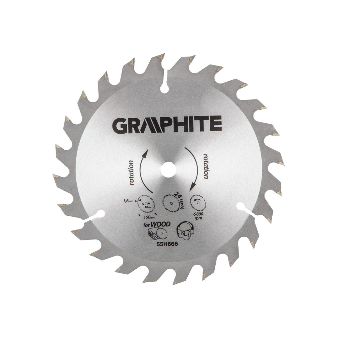 Pjovimo diskas, 150 x 10 mm, 24 dantų energy plius