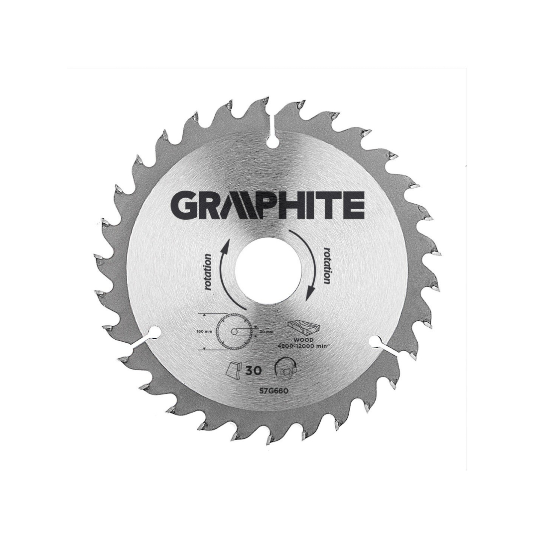 Pjovimo diskas  160x20mm 30z, medžiui Pjovimo diskas  160x20mm 30z, medžiui
