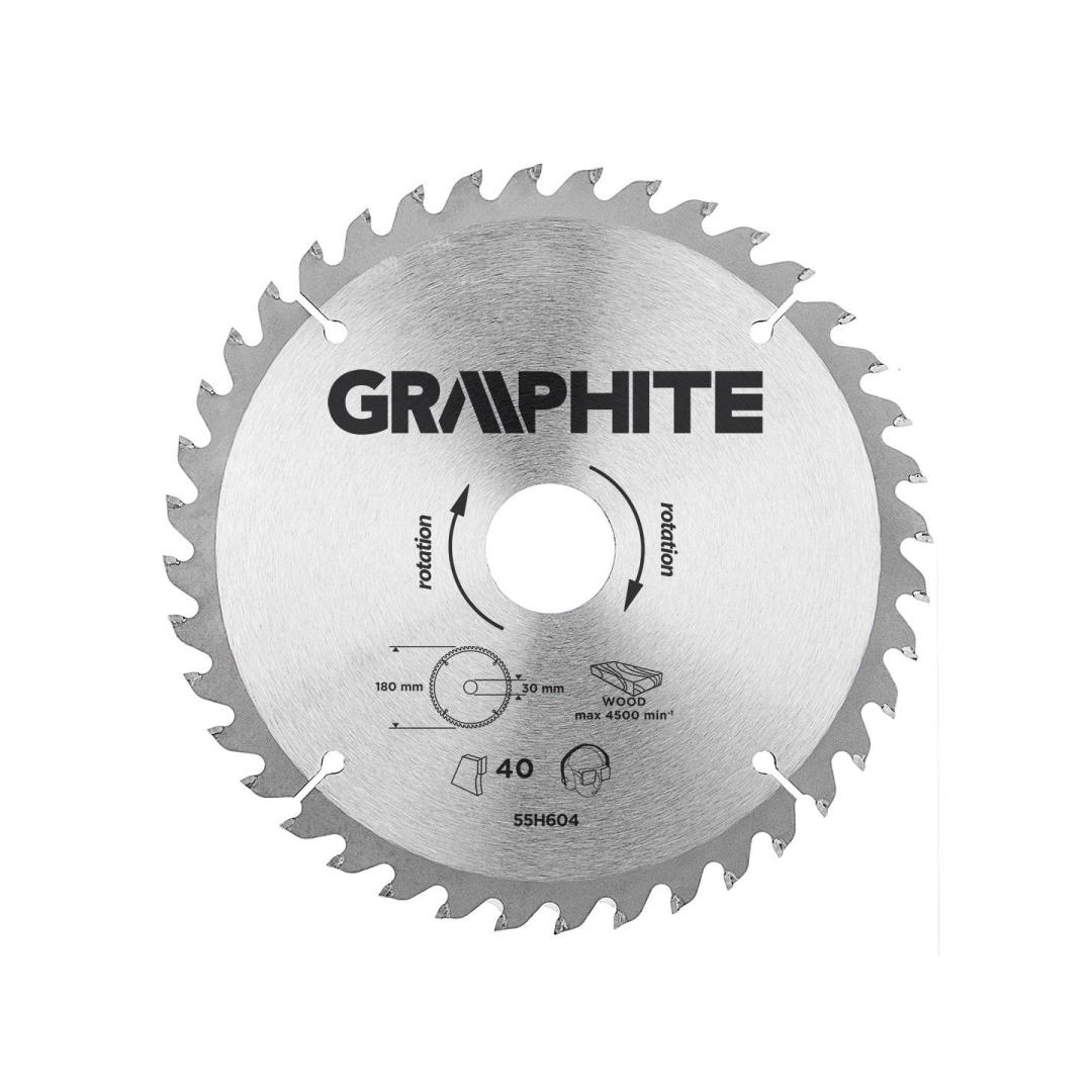 Pjovimo diskas, 180 x 30 mm, 40 dantų