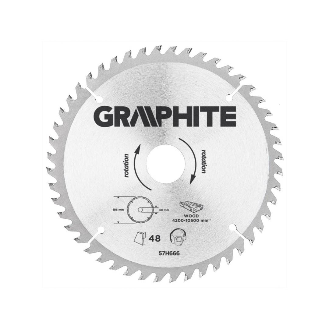 Pjovimo diskas 185x30mm 48d medziui