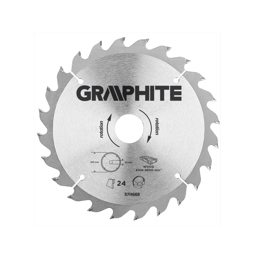 Pjovimo diskas  190x30mm 24z, medžiui
