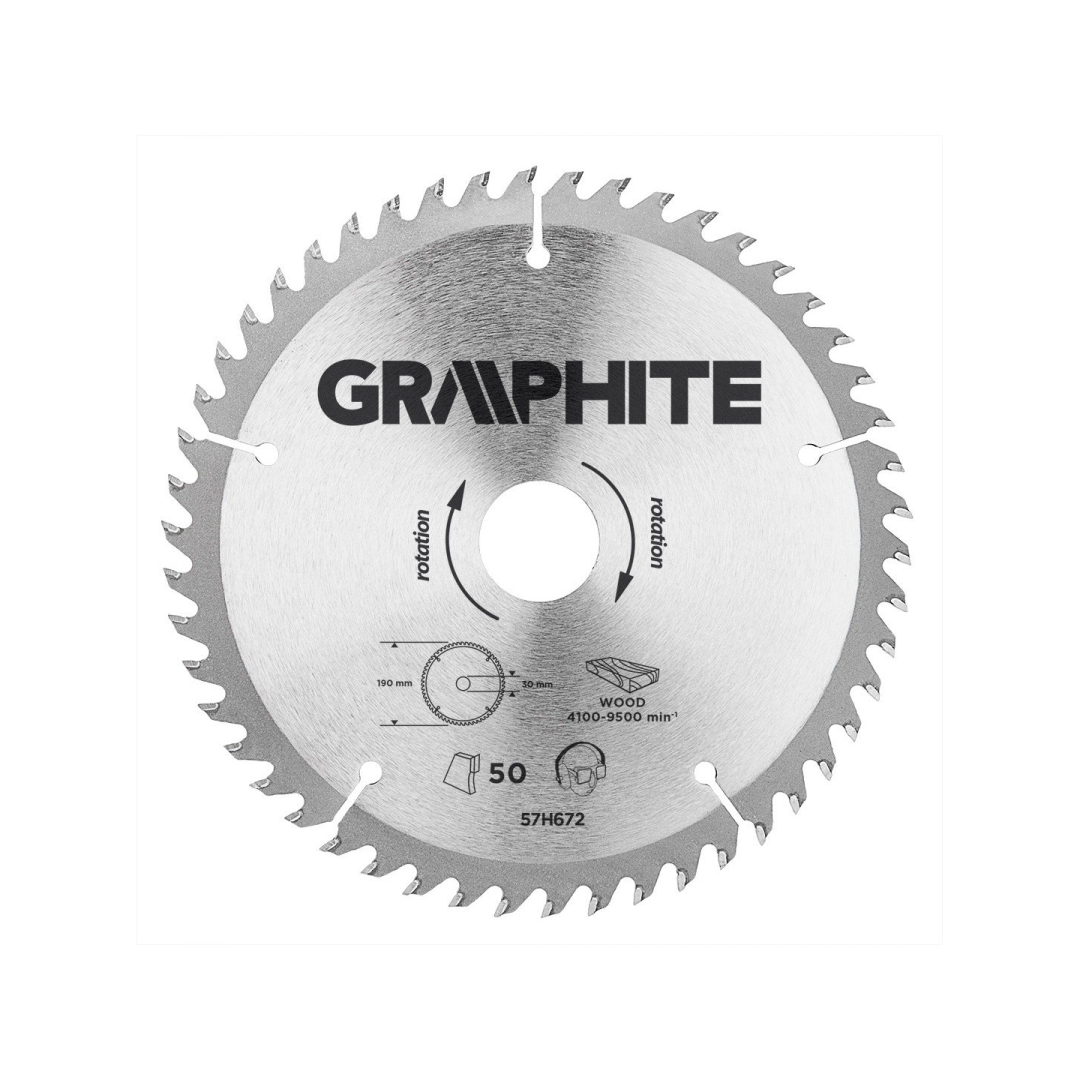 Pjovimo diskas  190x30mm 50z, medžiui