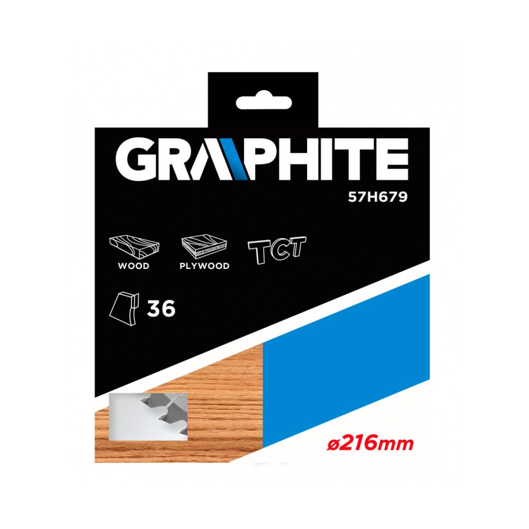 Pjovimo diskas  216x30mm 36z, medžiui 1