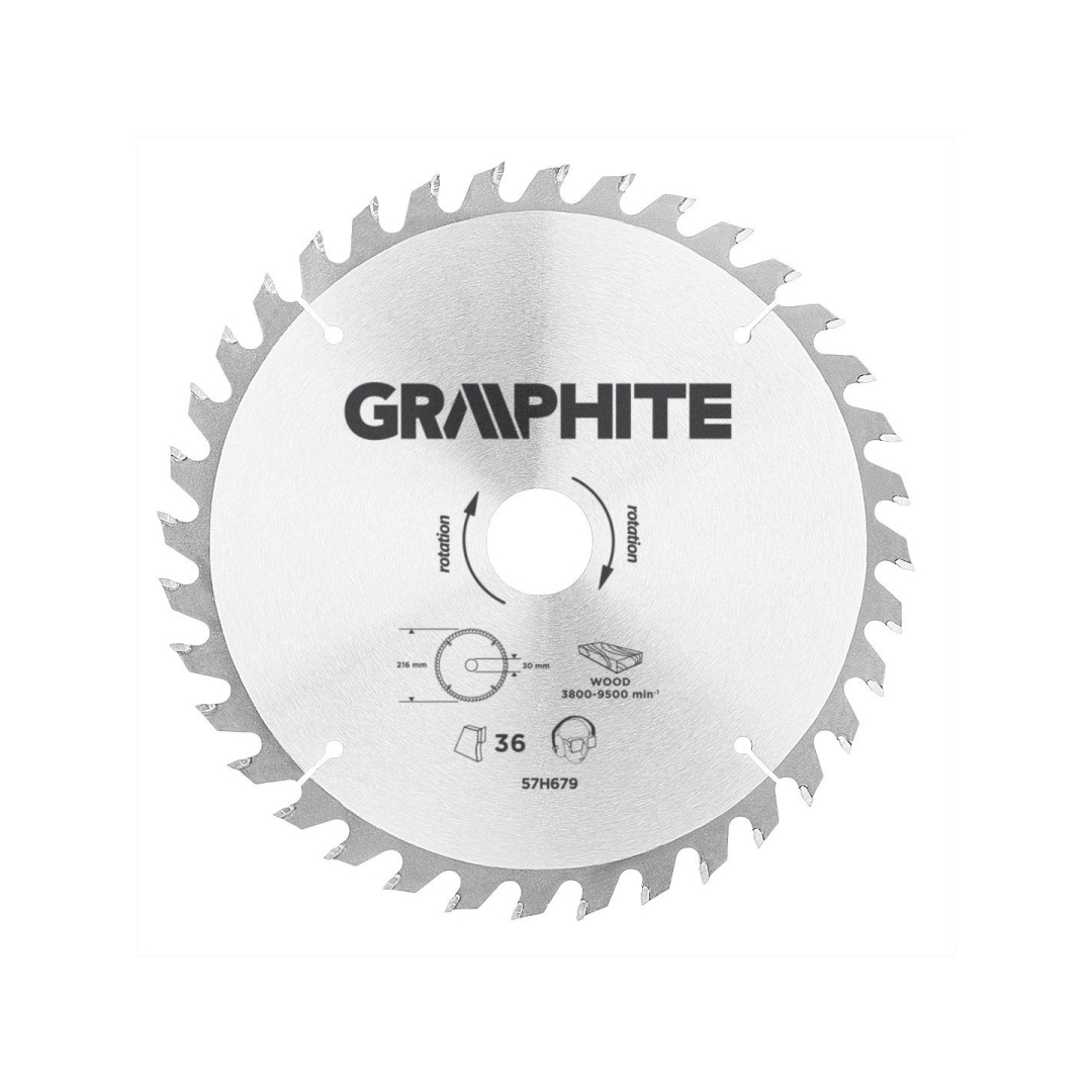 Pjovimo diskas  216x30mm 36z, medžiui Pjovimo diskas  216x30mm 36z, medžiui