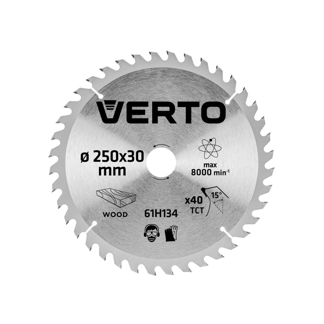 Pjovimo diskas 250 x 30 mm, 40 d. medienai Pjovimo diskas 250 x 30 mm, 40 d. medienai