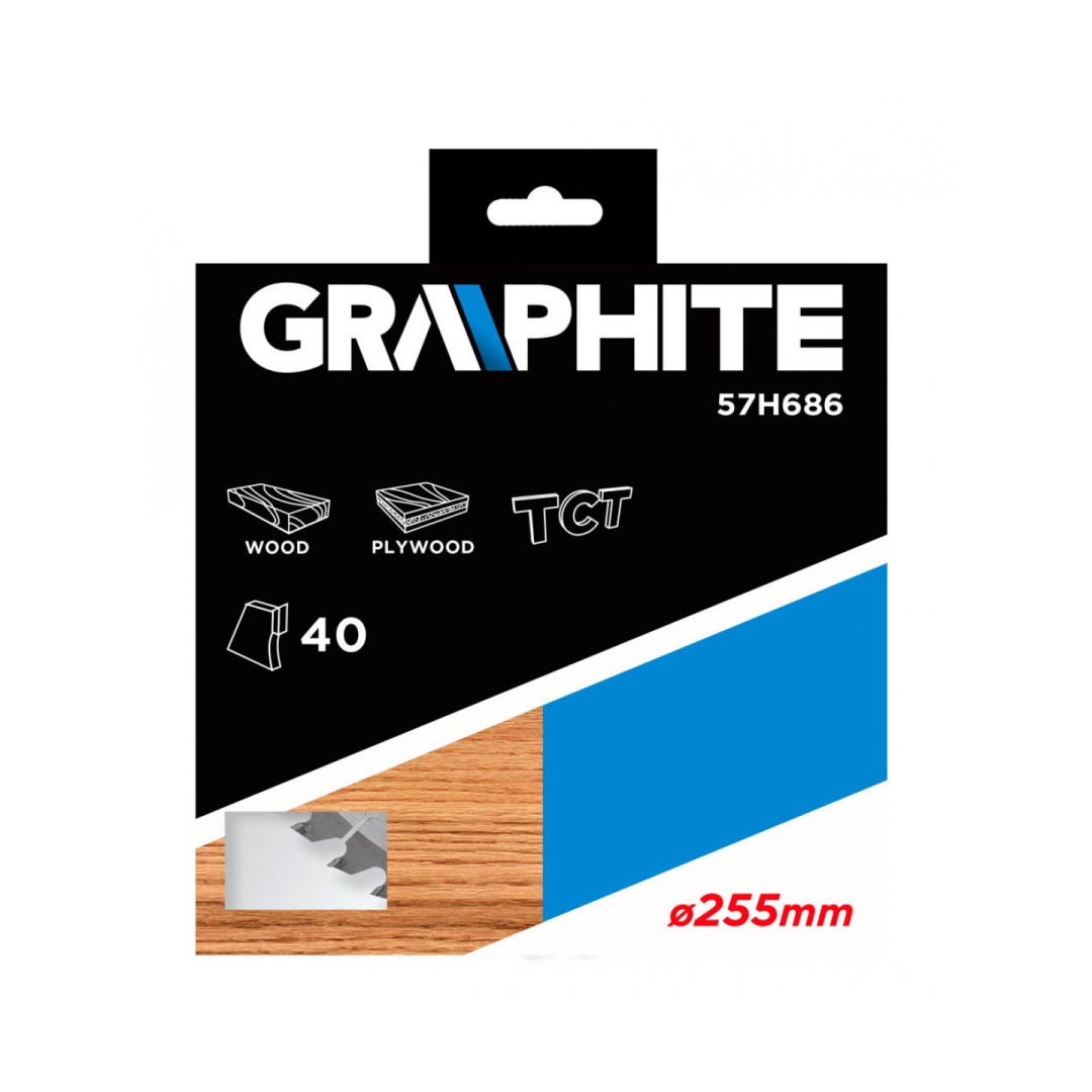 Pjovimo diskas 255 x 30 mm 40 d. medžiui 1 Pjovimo diskas 255 x 30 mm 40 d. medžiui 1