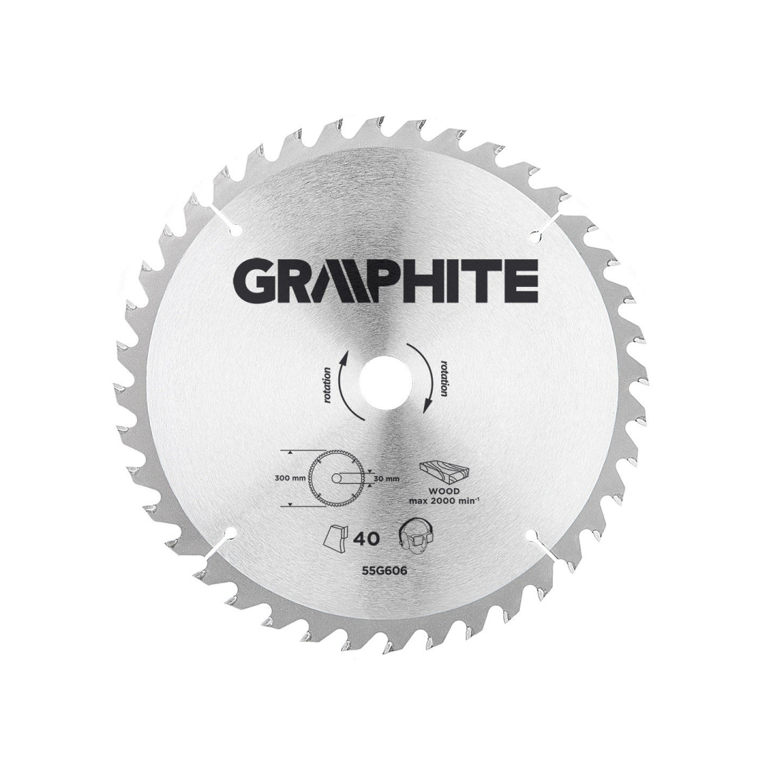 Pjovimo diskas, 300 x 30 mm, 40 dantukai