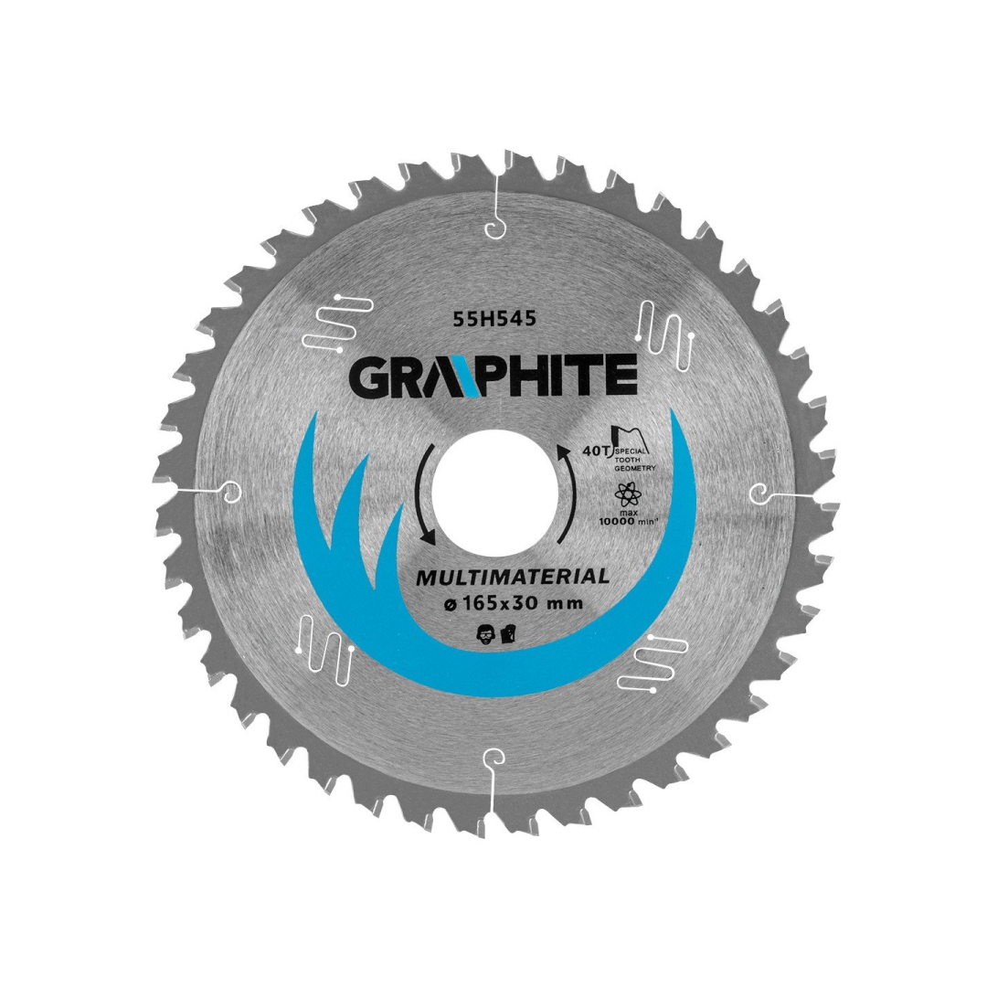 Pjovimo diskas su HM dantukais, 165 x 30 mm, 40 dantukai, universal Pjovimo diskas su HM dantukais, 165 x 30 mm, 40 dantukai, universal