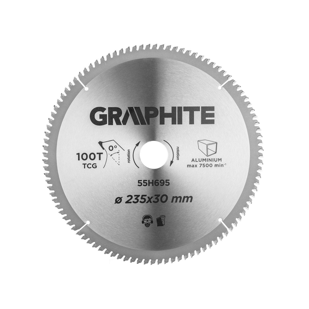 Pjovimo diskas su HM dantukais 235 x 30 mm, 100 dantukai, ALU Pjovimo diskas su HM dantukais 235 x 30 mm, 100 dantukai, ALU
