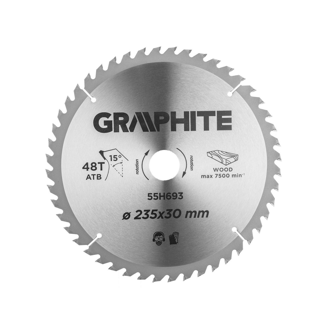 Pjovimo diskas su HM dantukais 235 x 30 mm, 48 dantukai Pjovimo diskas su HM dantukais 235 x 30 mm, 48 dantukai