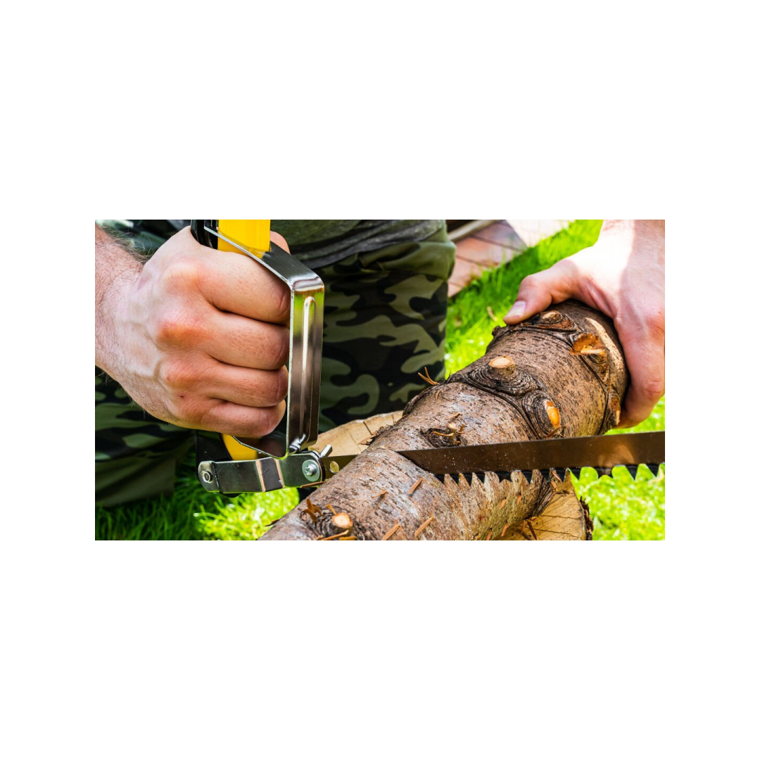 Pjūklas rėminis 300 mm [15x30mm], 2 ašmenys 6