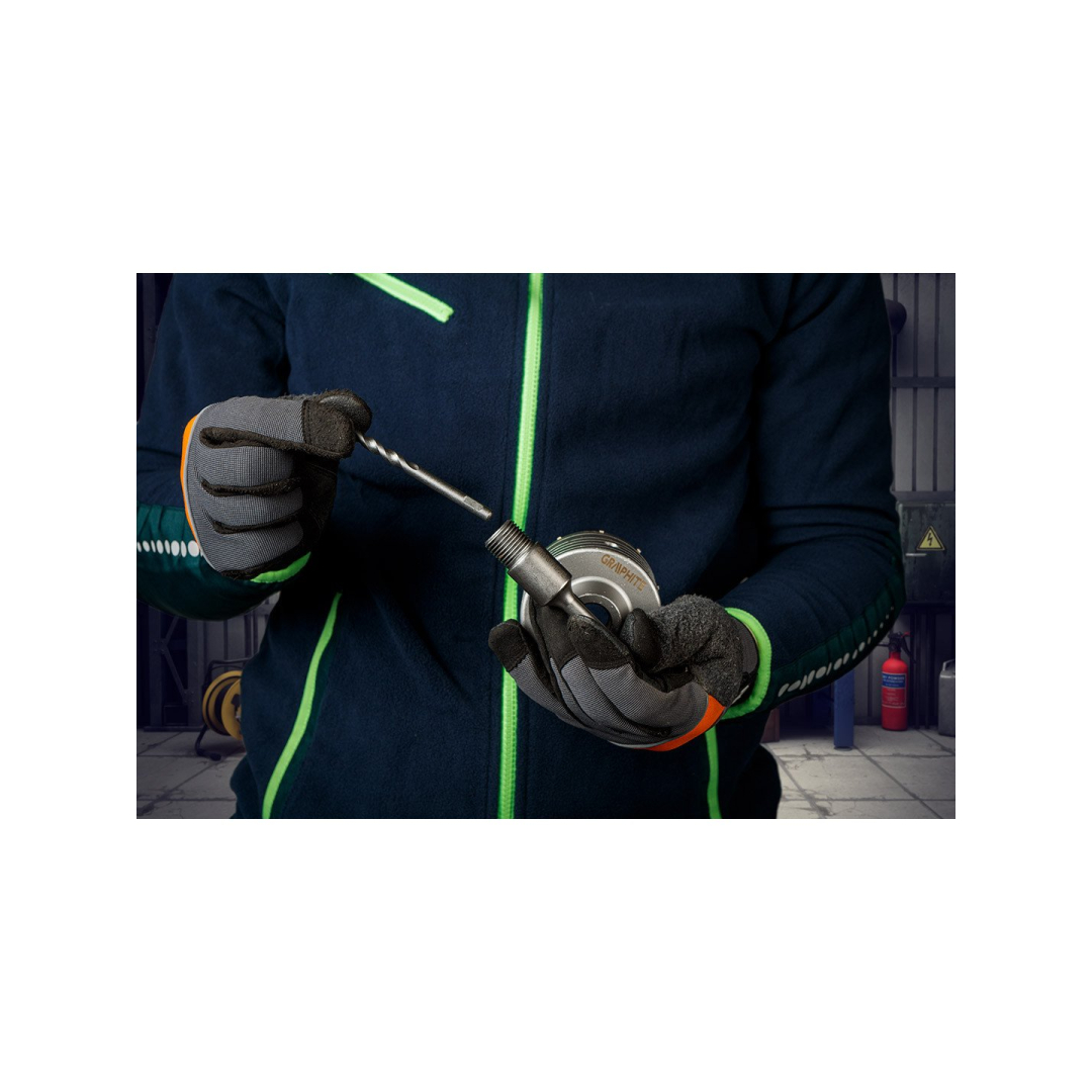 Pjūklas su šakėmis 65 mm su adapteriu SDS+ ir pagrindiniu grąžtu 2