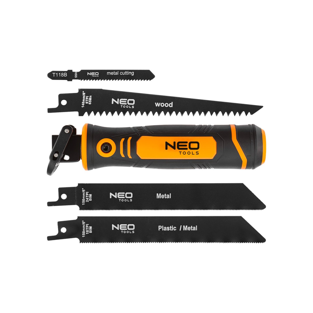 Pjūklo laikiklis, universalus, rinkinys 4 + 1