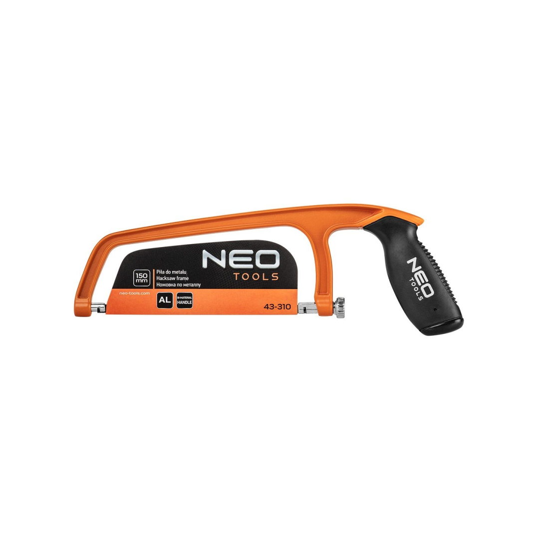 Pjūklo rėmas 150 mm, aliuminis, dviejų komponentų rankena 1 Pjūklo rėmas 150 mm, aliuminis, dviejų komponentų rankena 1