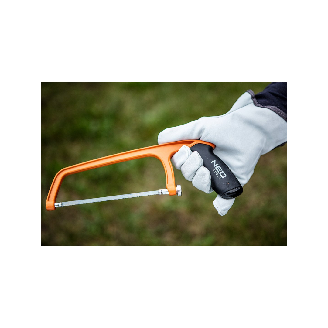 Pjūklo rėmas 150 mm, aliuminis, dviejų komponentų rankena 4 Pjūklo rėmas 150 mm, aliuminis, dviejų komponentų rankena 4