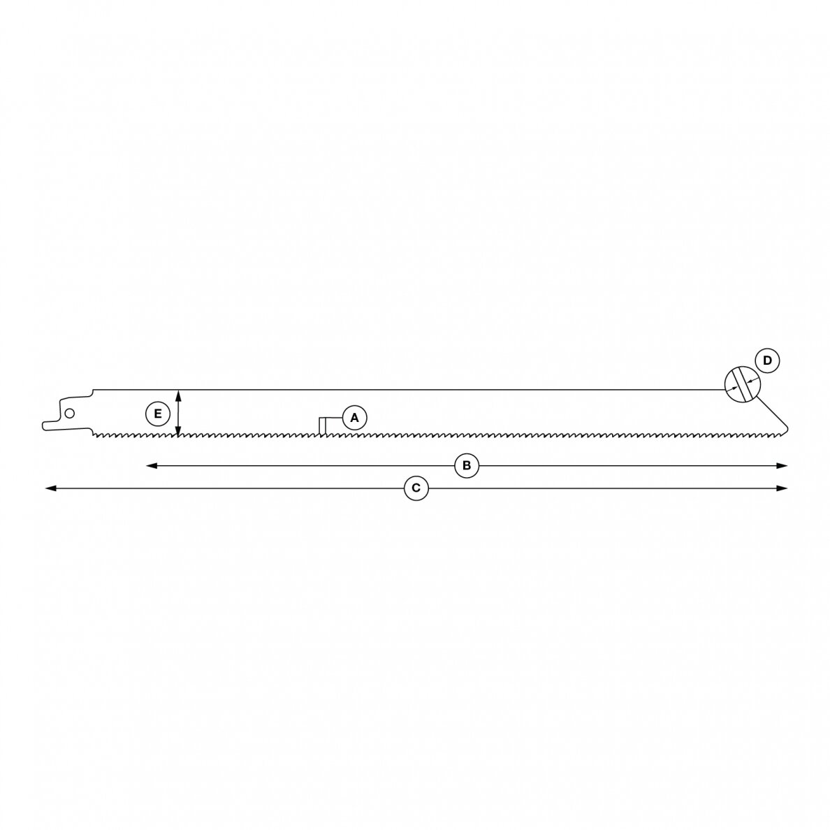 Pj. paletėms „Specialist+" 300 mm. 10TPI 4