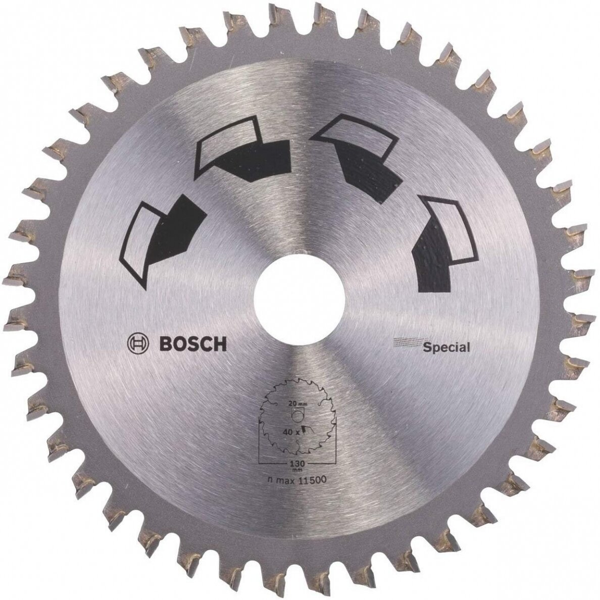 Pjovimo diskas SPECIAL BOSCH 130x2x20/16. Z40 Pjovimo diskas SPECIAL BOSCH 130x2x20/16. Z40