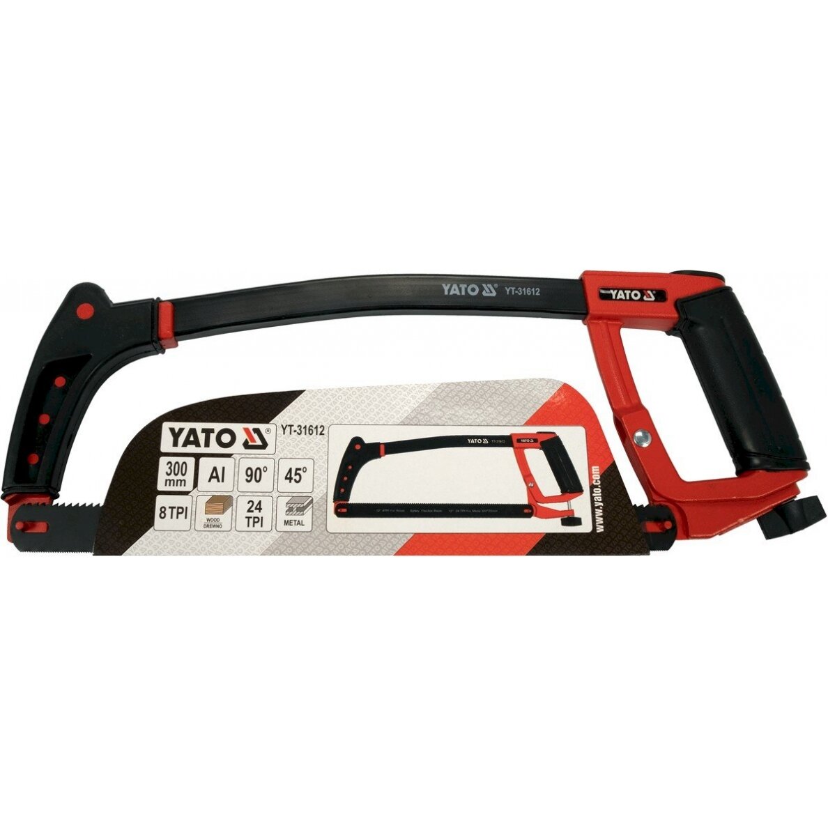 Pjovimo rėmas | aliuminis | 300 mm (YT-31612) Pjovimo rėmas | aliuminis | 300 mm (YT-31612)