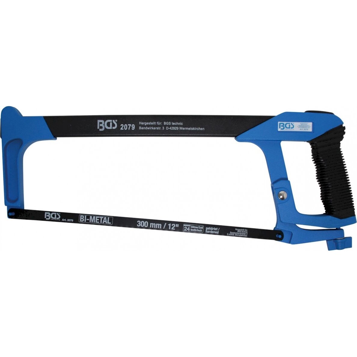 Pjovimo rėmas | itin tvirtas | su HSS pjūklo ašmenimis | 300 mm (2079) Pjovimo rėmas | itin tvirtas | su HSS pjūklo ašmenimis | 300 mm (2079)