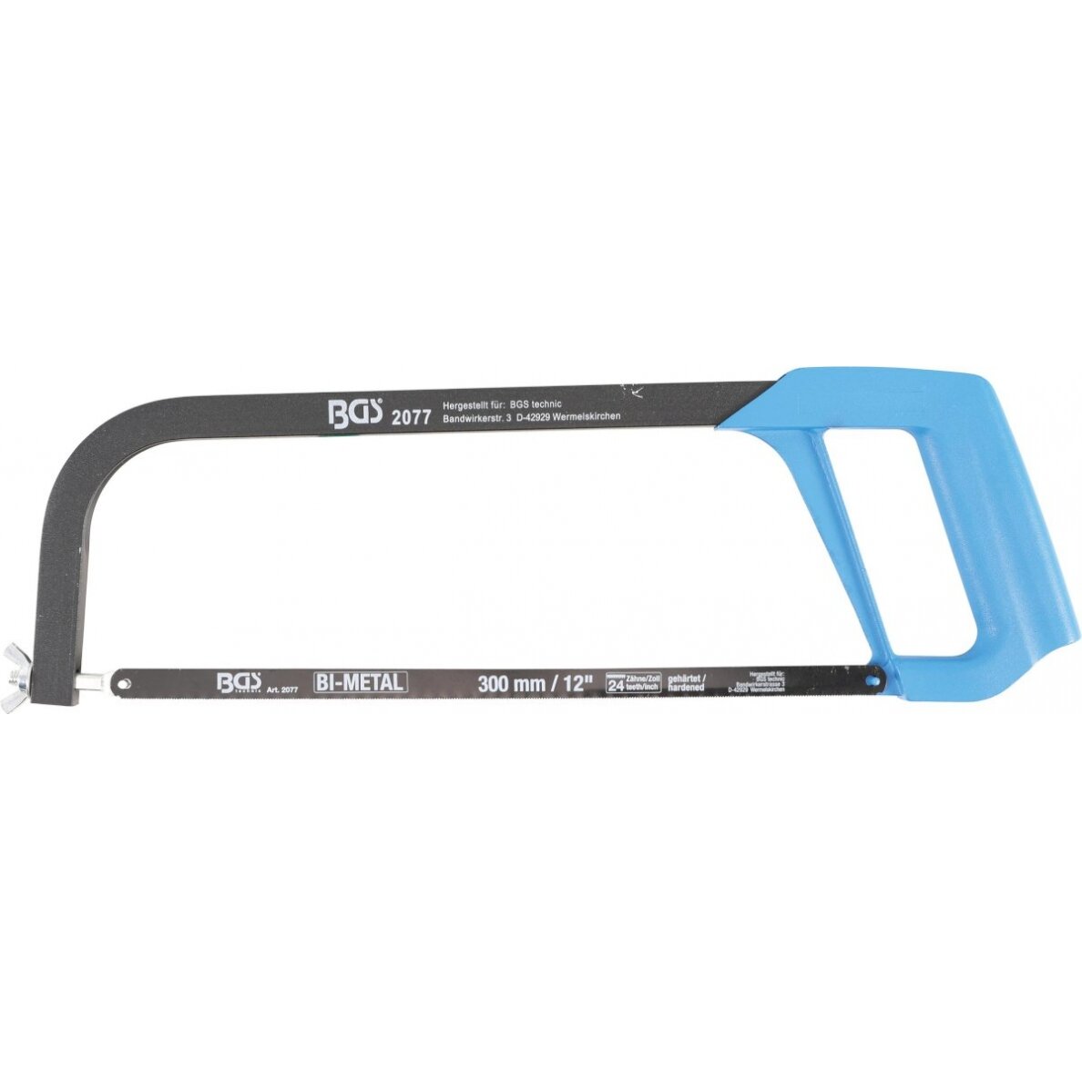 Pjovimo rėmas | Pagamintas iš stabilaus vamzdinio kvadratinio rėmo | su HSS pjūklo ašmenimis | 300 mm (2077) Pjovimo rėmas | Pagamintas iš stabilaus vamzdinio kvadratinio rėmo | su HSS pjūklo ašmenimis | 300 mm (2077)