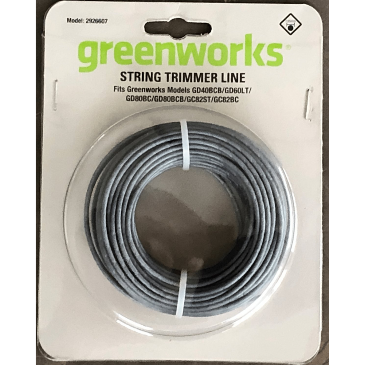 Pjovimo valas Greenworks ATR-2LINE20-GW, 2 mm, 20 m 1 Pjovimo valas Greenworks ATR-2LINE20-GW, 2 mm, 20 m 1