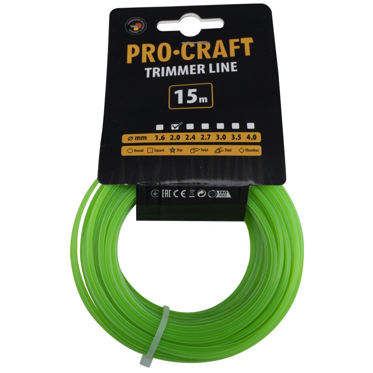 Pjovimo valas ProCraft ZV-2/15, 15 m Pjovimo valas ProCraft ZV-2/15, 15 m