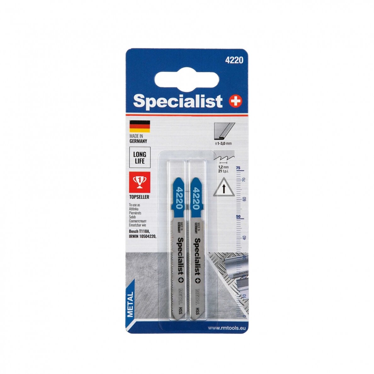 Pjūklelis 4220 (T118A), 2 vnt. 2 Pjūklelis 4220 (T118A), 2 vnt. 2