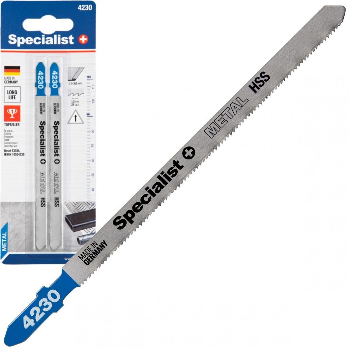 Pjūklelis 4230 (T318A) 132 mm, 2 vnt. Pjūklelis 4230 (T318A) 132 mm, 2 vnt.