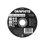 Pjovimo diskas, aliuminio oksidas metalui 125 x 1,0 x 22,2 mm, 41 A60-T-BF