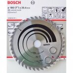Pjovimo diskas Bosch 180x2,2x25,4 40z, 2608640747