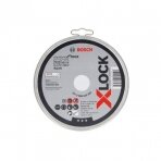 Abrazyvinis pjovimo diskas Bosch X-LOCK Standard for Inox, 125x1x22,23 mm, 10 vnt.