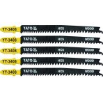 Pjūkliukai siaurapjūkliui 5vnt, 13~8TPI / 2~3mm, ilgi (medis) (YT-3408)