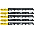 Pjūkliukas siaurapjūkliui 5vnt. 6TPI / 4mm (medis) (YT-3405)