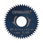 Pjūklo diskas medienai Dremel 546, D=31,8, 2vnt., 26150546JB