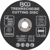 Pjovimo diskas pneumatiniam diskiniam pjovikliui | Ø 75 x 1,8 x 9,7 mm (3286-1)