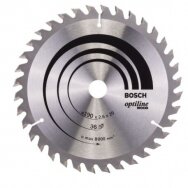 Pjovimo diskas Bosch Optiline Wood, 184x16mm, 2608640817