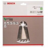 Pjovimo diskas Bosch Optiline Wood, 190x20m, 2608640612