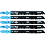 Pjūkliukai siaurapjūkliui 5vnt, 24~10TPI / 1.2 ~2.6mm (metalui, aliuminiui) (YT-3415)