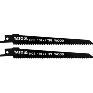 Pjūkliukai stumdomam siaurapjūkliui | medžiui | HCS 150 mm 8TPI 2 vnt. (YT-33923)