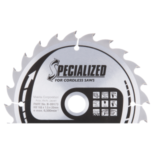 Pjovimo diskas 165x20x1,5 mm 24T 20° BSS610 Makita B-09173