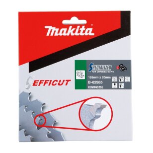 Pjovimo diskas Makita B-62985, 165X1.4X20mm, 23°, T25, 1 vnt.