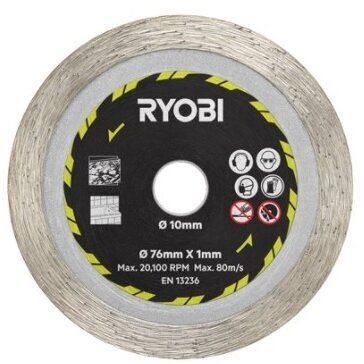 Pjovimo diskų kompl. RYOBI RAKCOT03, 76x10mm, 3 Vnt. 2 Pjovimo diskų kompl. RYOBI RAKCOT03, 76x10mm, 3 Vnt. 2