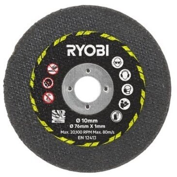 Pjovimo diskų kompl. RYOBI RAKCOT03, 76x10mm, 3 Vnt. 3 Pjovimo diskų kompl. RYOBI RAKCOT03, 76x10mm, 3 Vnt. 3
