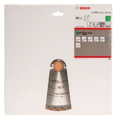 Pjovimo diskas Bosch Optiline Wood, 190x30, 2608641186 Pjovimo diskas Bosch Optiline Wood, 190x30, 2608641186