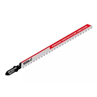 Pjūklo geležtės stiklo pluoštui, armuotam plastikui Dedra 08T053HM, 132 mm, 2 vnt. Pjūklo geležtės stiklo pluoštui, armuotam plastikui Dedra 08T053HM, 132 mm, 2 vnt.