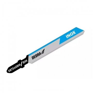 Pjūklo geležtės nerūd. plienui Dedra 08T040BM, 82 mm, 2 vnt. Pjūklo geležtės nerūd. plienui Dedra 08T040BM, 82 mm, 2 vnt.