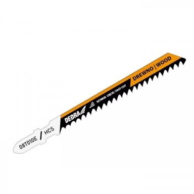 Pjūklo geležtės medienai Dedra 08T010E, 100 mm, 2 vnt. Pjūklo geležtės medienai Dedra 08T010E, 100 mm, 2 vnt.