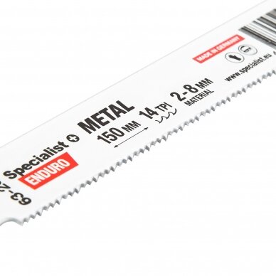 Pj. metalui „Specialist+" 150 mm 14TPI 1 Pj. metalui „Specialist+" 150 mm 14TPI 1