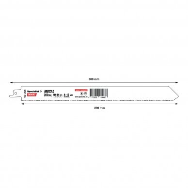 Pj. metalui „Specialist+" 300 mm 10-14TPI 3 Pj. metalui „Specialist+" 300 mm 10-14TPI 3