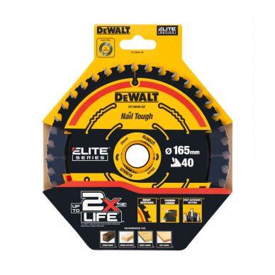Pjov. diskas medienai DeWalt ELITE CSB 165x20mm 40T 3 Pjov. diskas medienai DeWalt ELITE CSB 165x20mm 40T 3